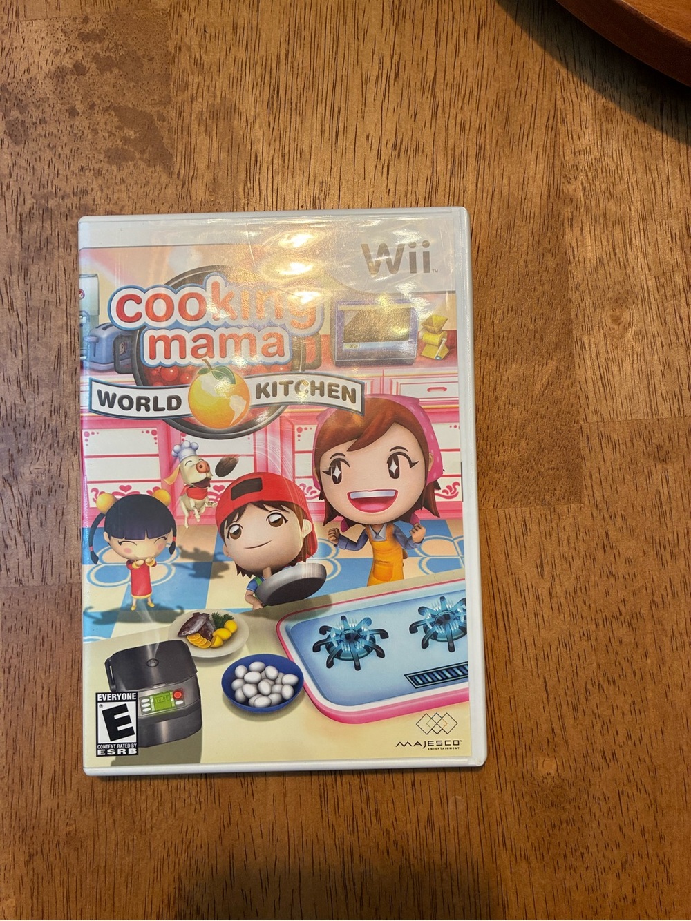 Nintendo Cooking Mama: World Kitchen - White, Pink, Blue Artwork